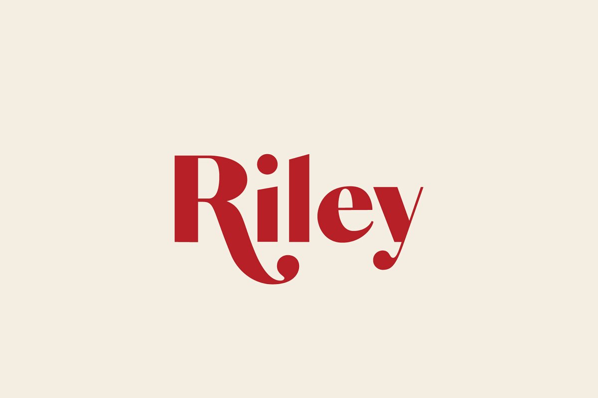 Example font Riley #1